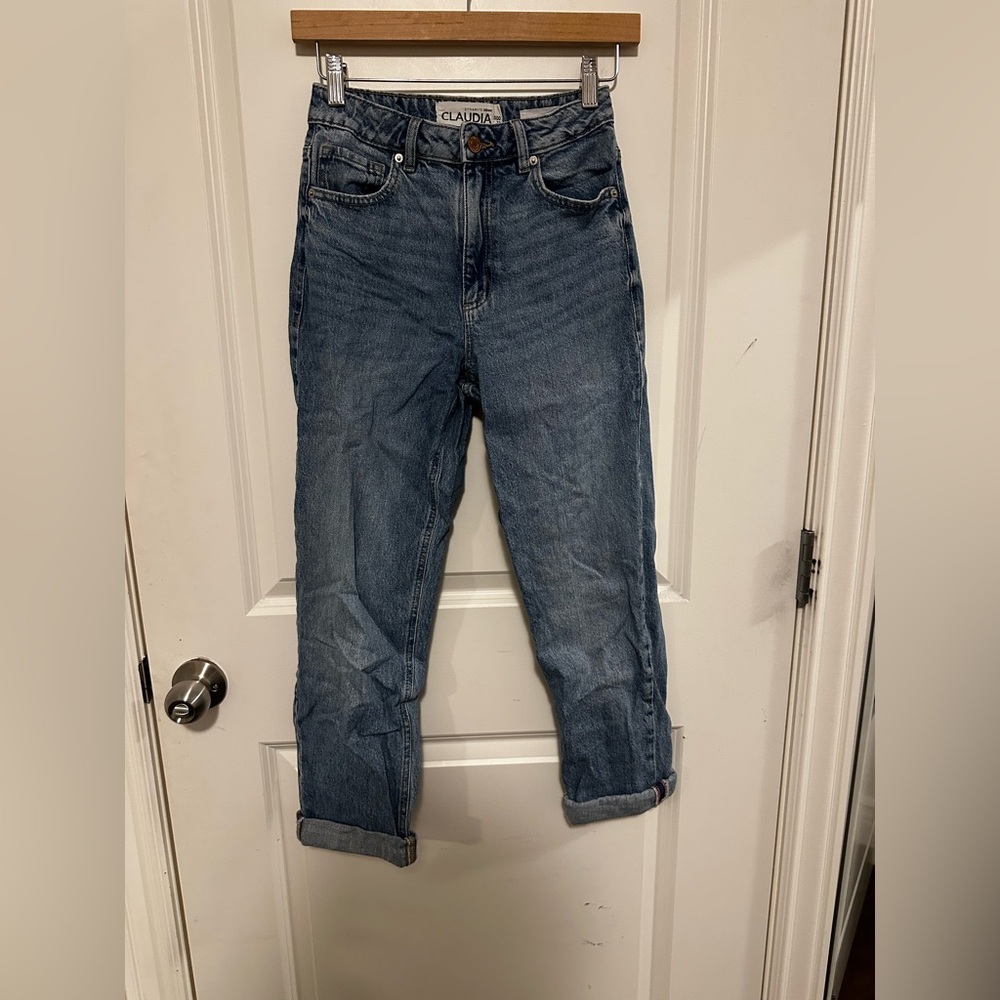 Dynamite Women's Boyfriend Jeans in Classic Blue
